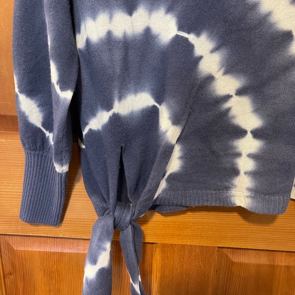 Cinq A Sept Clerisa Tie Dye Wool Cashmere Pullover Sweater - Picture 6 of 9